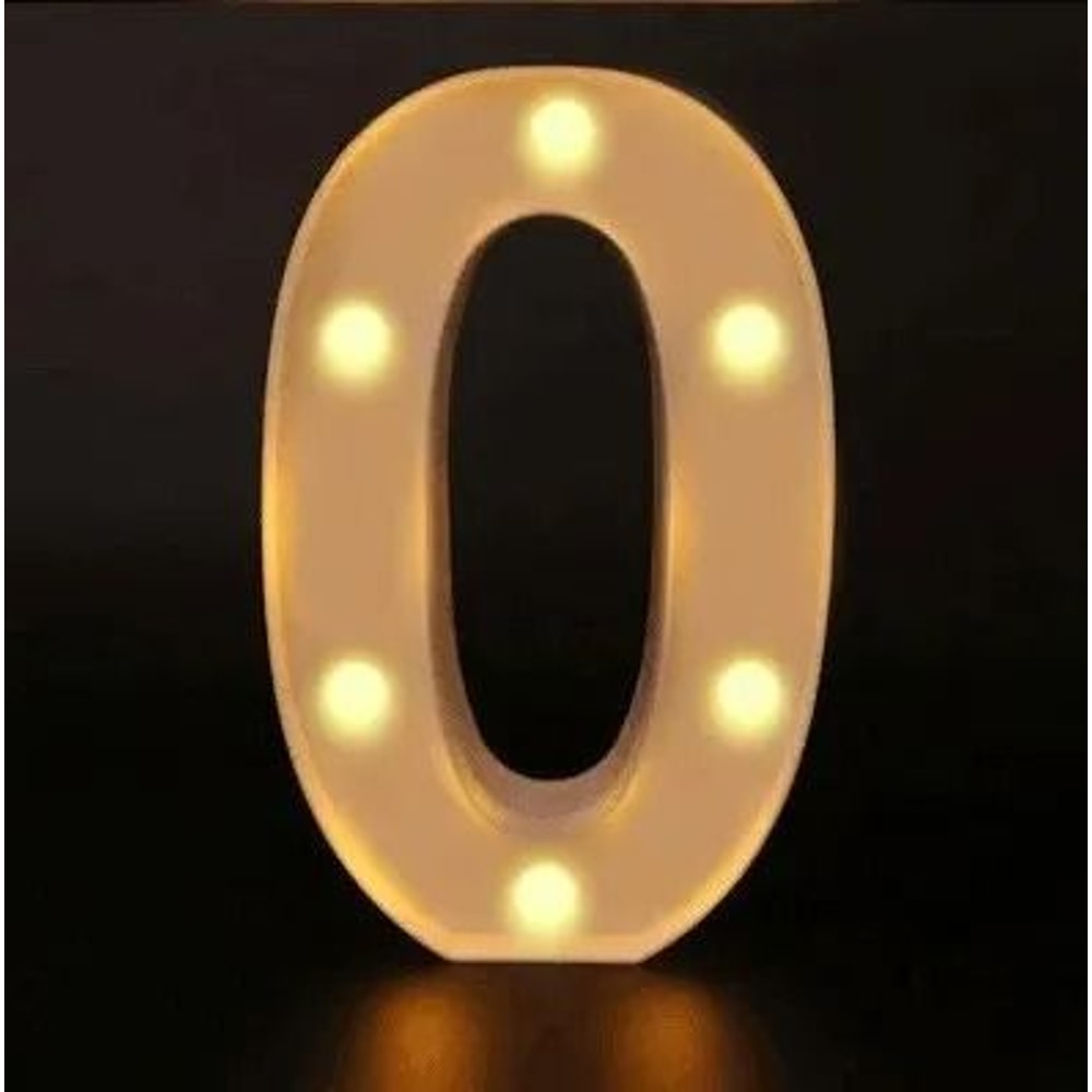 Warm White LED Alphabet Letter Light For Home Wedding Birthday Party Decorations 16