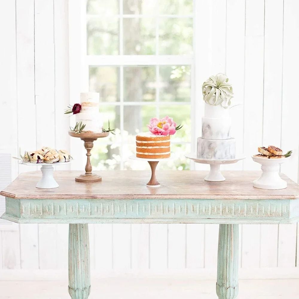 Acrylic Round Cake Disc Set Reusable Cake Boards For DIY Cake Decorating 1