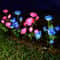 Solar Rose Garden Lights With 5 Illuminated Flower Heads Waterproof Outdoor Decorative Yard Patio 1