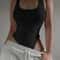 Sexy Sleeveless Knit Bodysuit For Women Off Shoulder Halter Bodycon Summer Clubwear 1