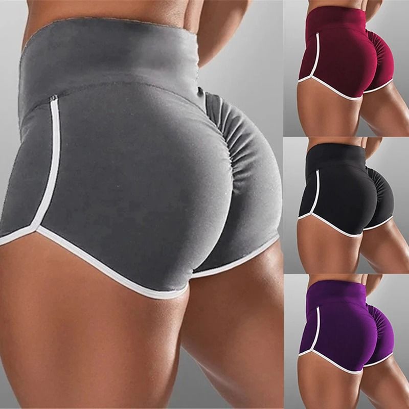 Women Summer Fitness Low Waist Stretch Shorts 0
