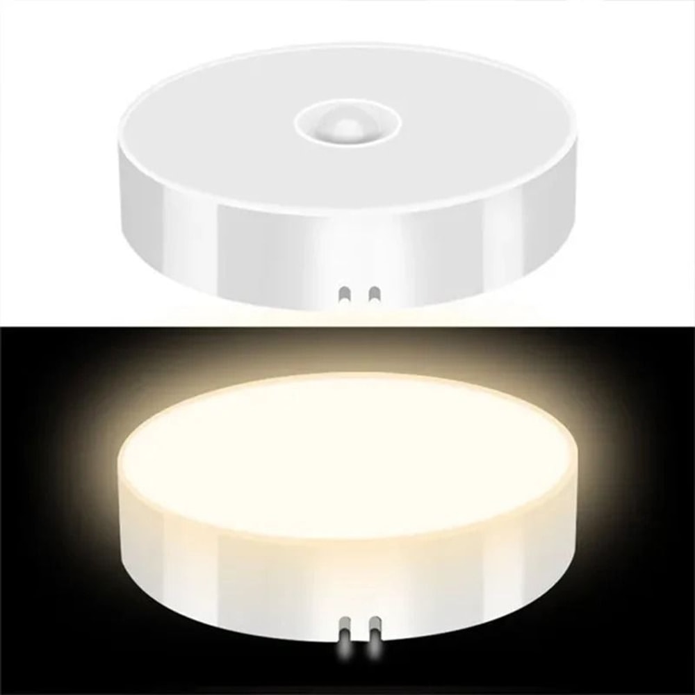 Motion Sensor Rechargeable LED Night Light For Closet Cabinet Staircase Indoor Home Use 7