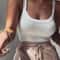 Strap Solid Bodycon Summer Bodysuit Women Sleeveless Slim Basic Casual Jumpsuit Top 1