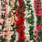 Artificial Rose Flower Vine 25m And 18m Silk Garland For Home And Wedding Decoration 0