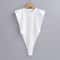 Padded Shoulder Bodysuit Women Summer One Piece Slim Fit Sleeveless Bodycon Top 9