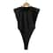 Padded Shoulder Bodysuit Women Summer One Piece Slim Fit Sleeveless Bodycon Top 7