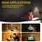 USB Rechargeable LED Book Light Flexible Clip On Reading Lamp With 3 Level Brightness 4