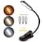 USB Rechargeable LED Book Light Flexible Clip On Reading Lamp With 3 Level Brightness 6