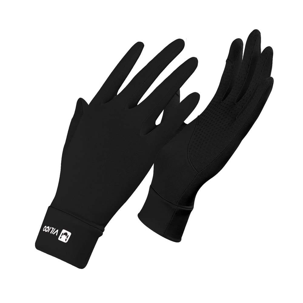 Sunscreen Gloves Thin Ice Silk UV Protection Anti Slip Breathable Driving And Outdoor Gloves 15
