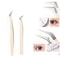 Stainless Steel Precision Eyelash Extension Tweezers 10