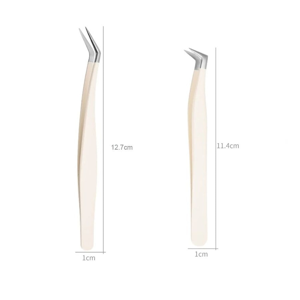 Stainless Steel Precision Eyelash Extension Tweezers 4