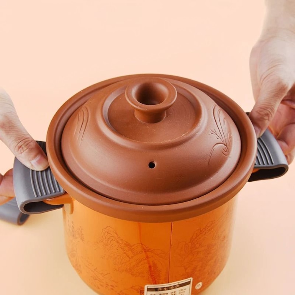 Silicone Heat Resistant Pot Handle Grip Pad 4