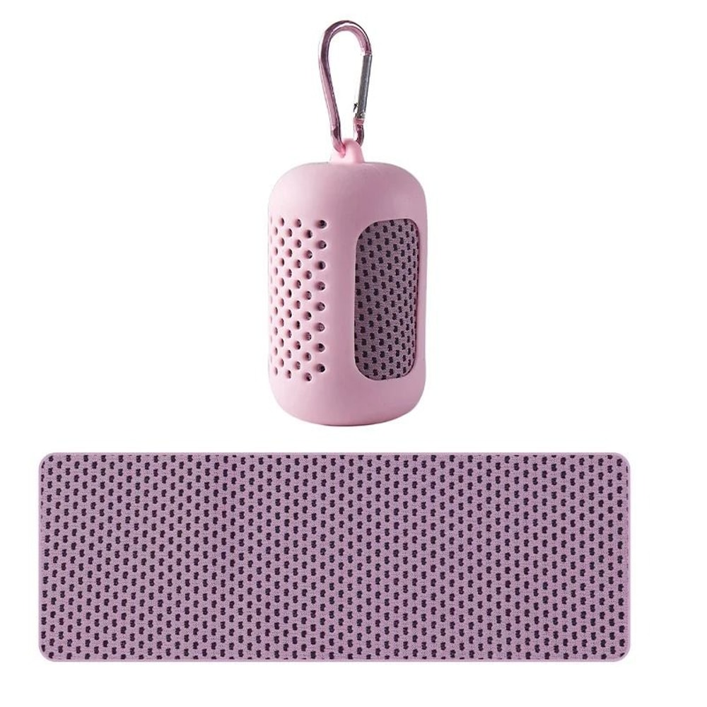 Portable Silicone Wrapped Cooling Towel For Sports And Travel 9