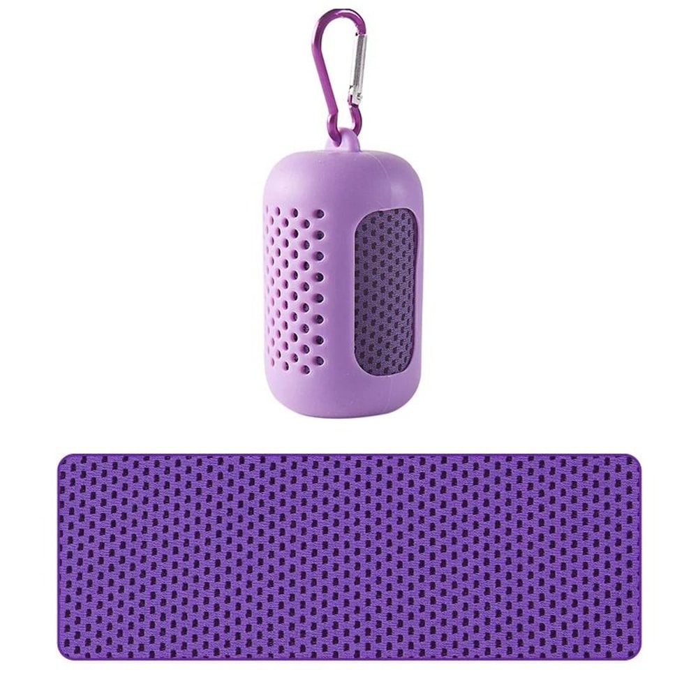 Portable Silicone Wrapped Cooling Towel For Sports And Travel 10