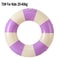 Inflatable Vintage Striped Pool Float Swimming Ring 11