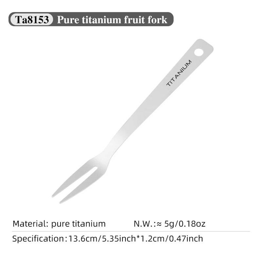Titanium Lightweight Camping Fork For Outdoor And Everyday Use 9