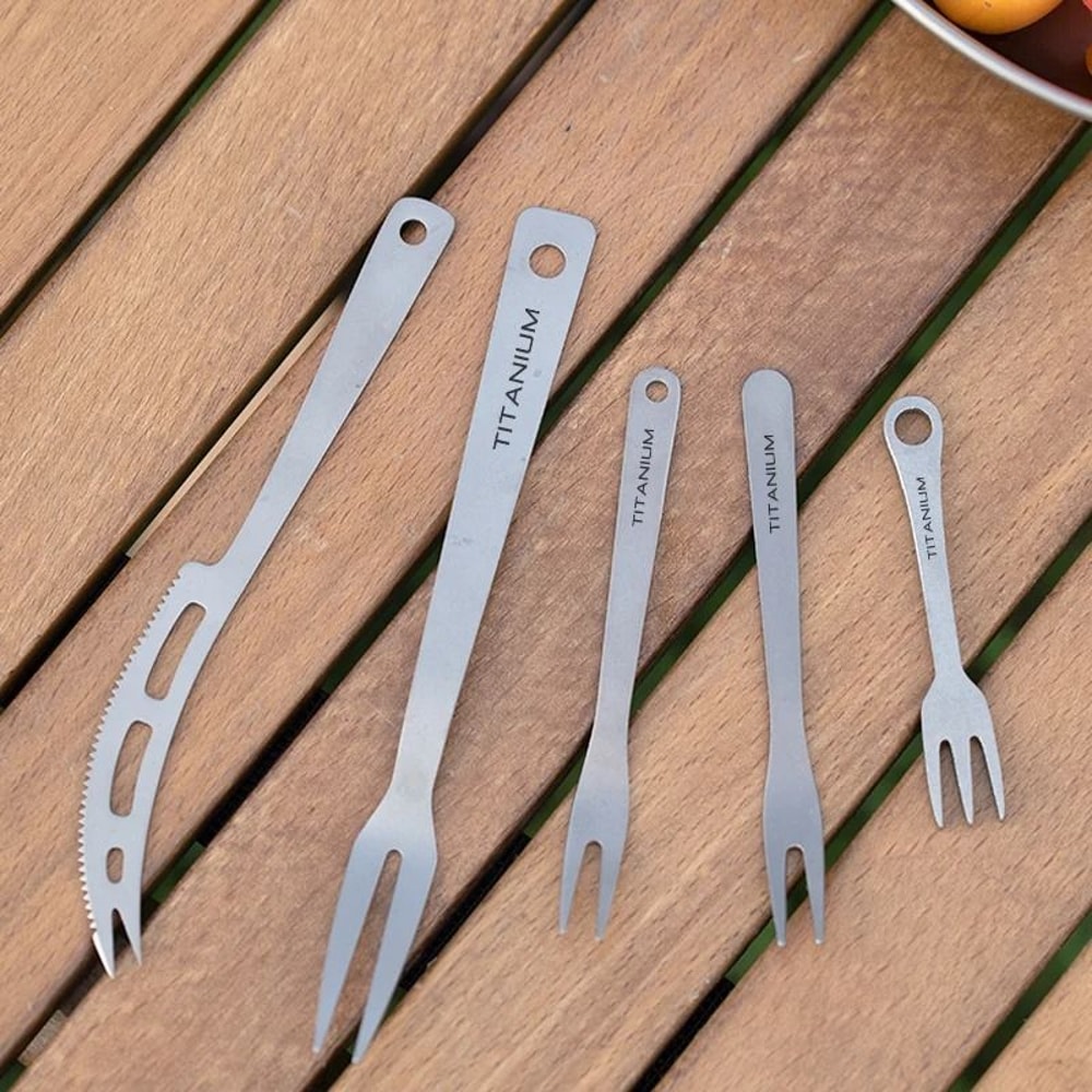Titanium Lightweight Camping Fork For Outdoor And Everyday Use 2