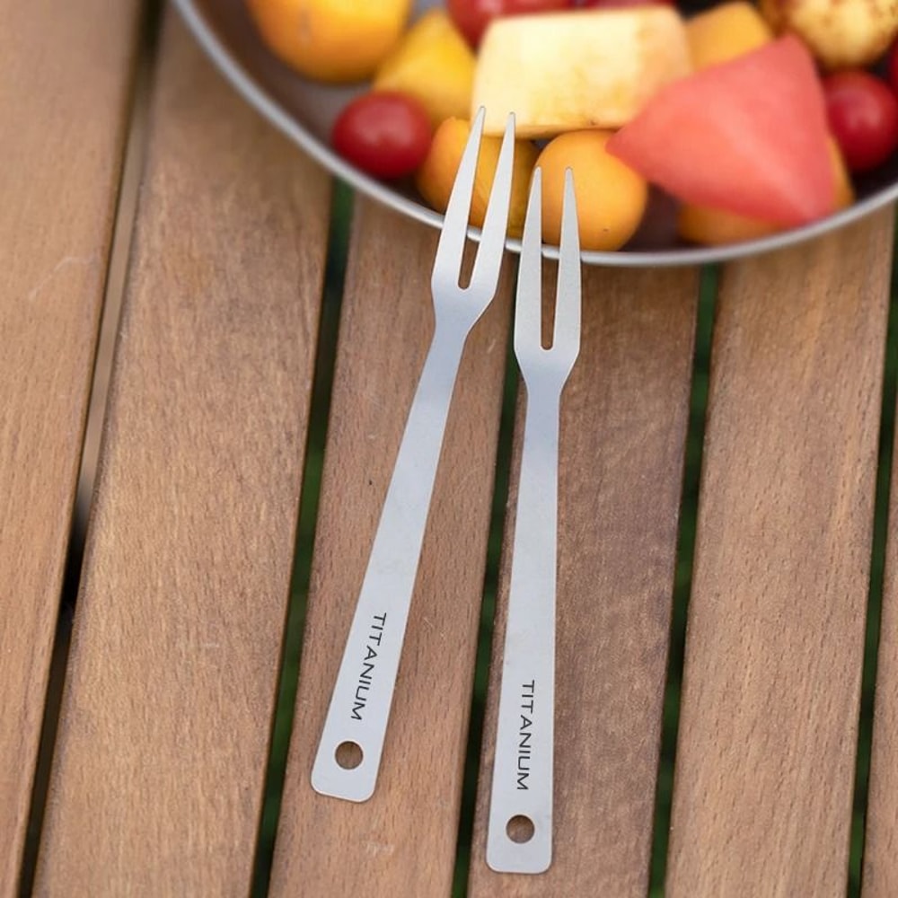 Titanium Lightweight Camping Fork For Outdoor And Everyday Use 3