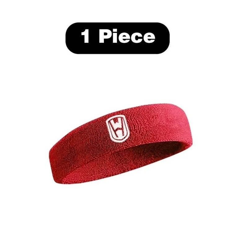 Cotton Athletic Headband And Wristband Set For Sports And Fitness 9
