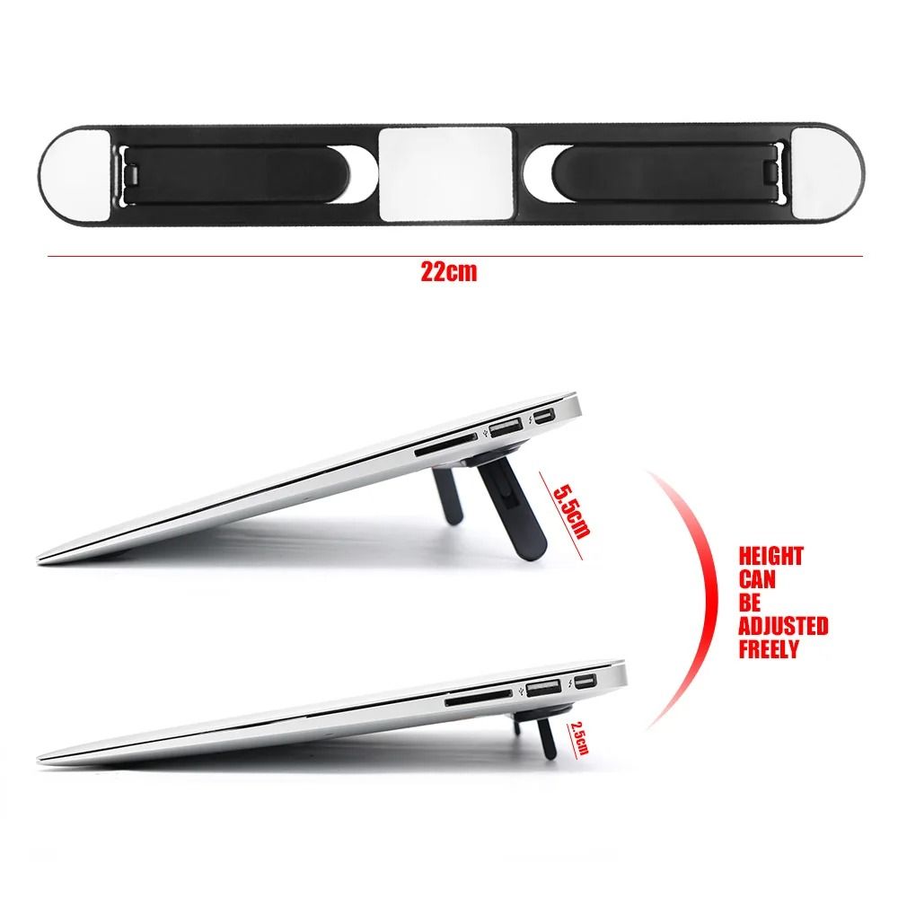 Universal Foldable Laptop Riser Stand For Improved Cooling And Ergonomics 3