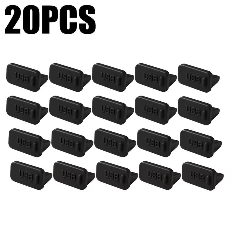 Universal Silicone Dust Plug Covers For USBA Ports 9