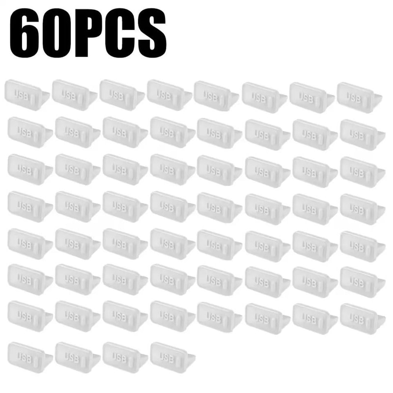 Universal Silicone Dust Plug Covers For USBA Ports 12