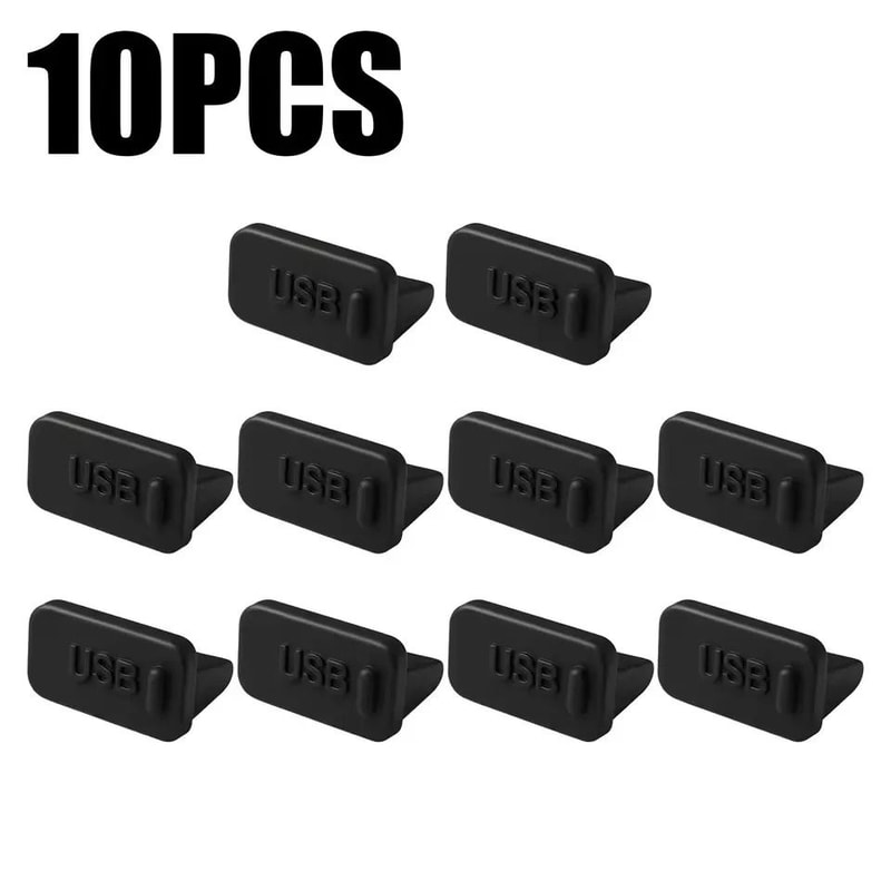 Universal Silicone Dust Plug Covers For USBA Ports 7