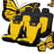 Universal Butterfly Embroidery Full Car Seat Cover Set 9