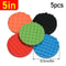 Car Polishing Sponge Pads Set 5Pack For Waxing And Detailing 6