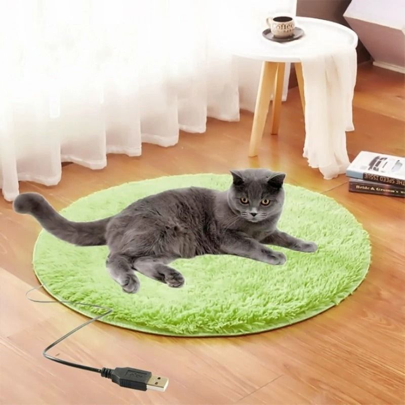 USB Heated Pet Blanket Plush Pad For Cats And Dogs 1