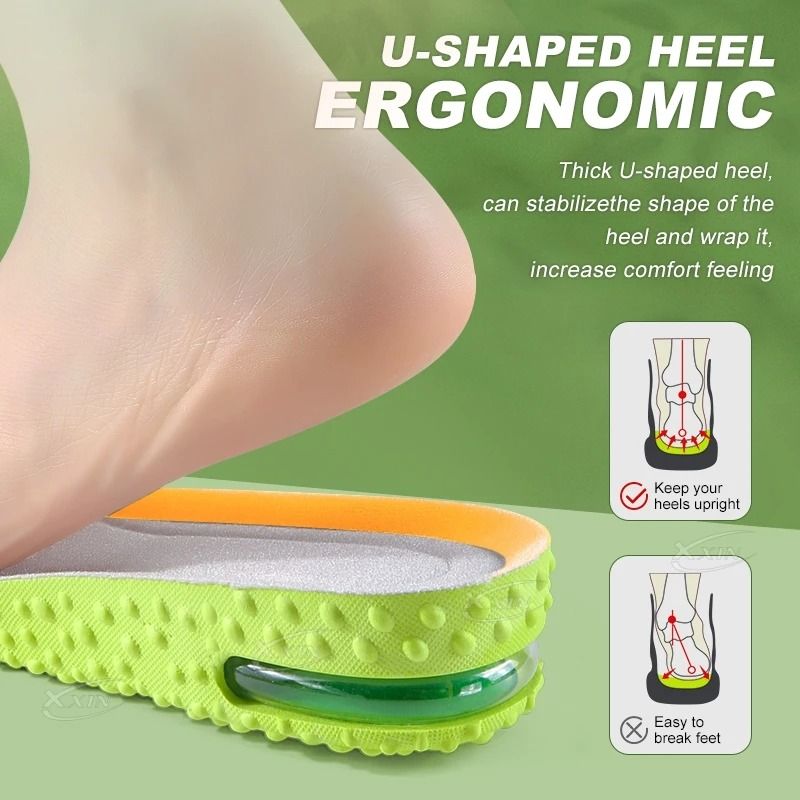 Height Increase Insoles With Air Cushion Shock Absorption For Men And Women 2