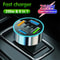 250W 5 Port Fast Charging Car Charger USB C And USB Adapter 1
