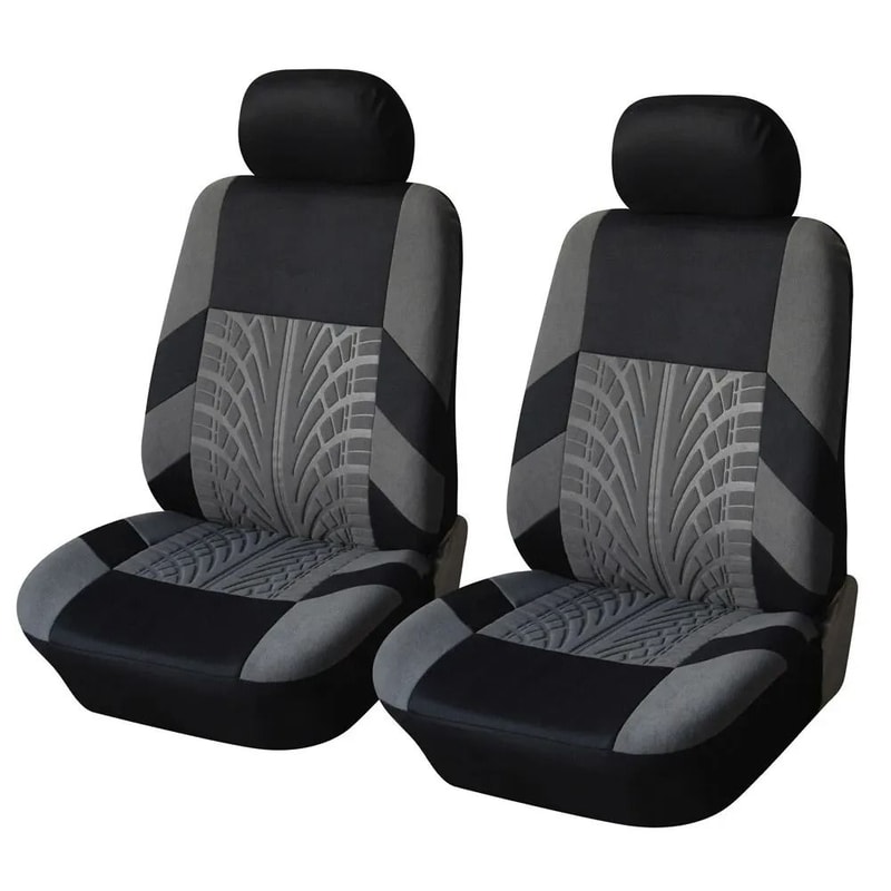 Universal Cloth Car Seat Covers Full Set For Front And Rear Seats 11