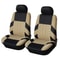 Universal Cloth Car Seat Covers Full Set For Front And Rear Seats 6