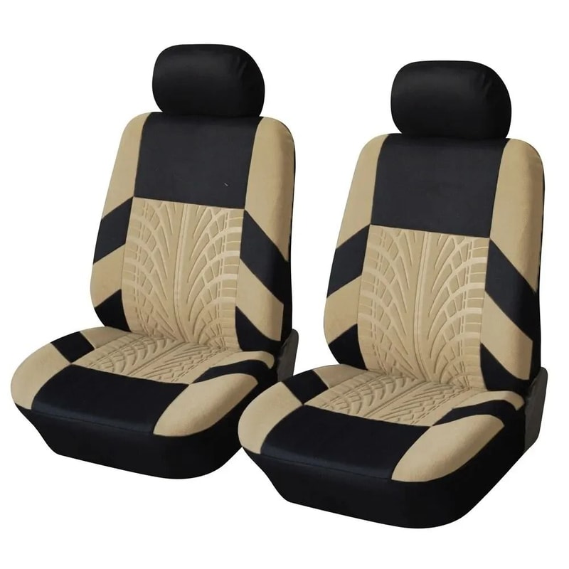 Universal Cloth Car Seat Covers Full Set For Front And Rear Seats 6