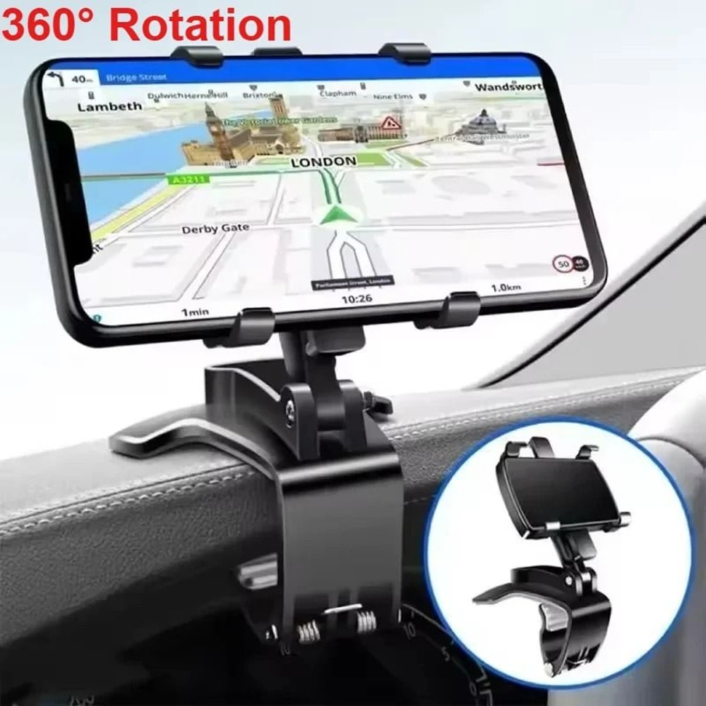 Universal Dashboard Car Phone Holder Clip Mount For GPS And Smartphones 0