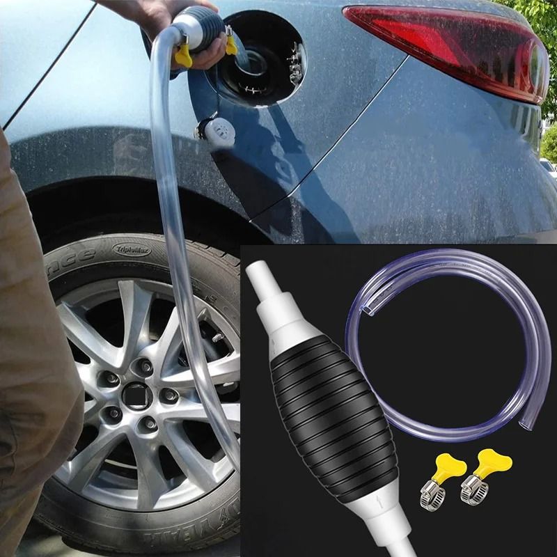 Universal Manual Fuel Suction Pump For Car Gas Oil Transfer 5