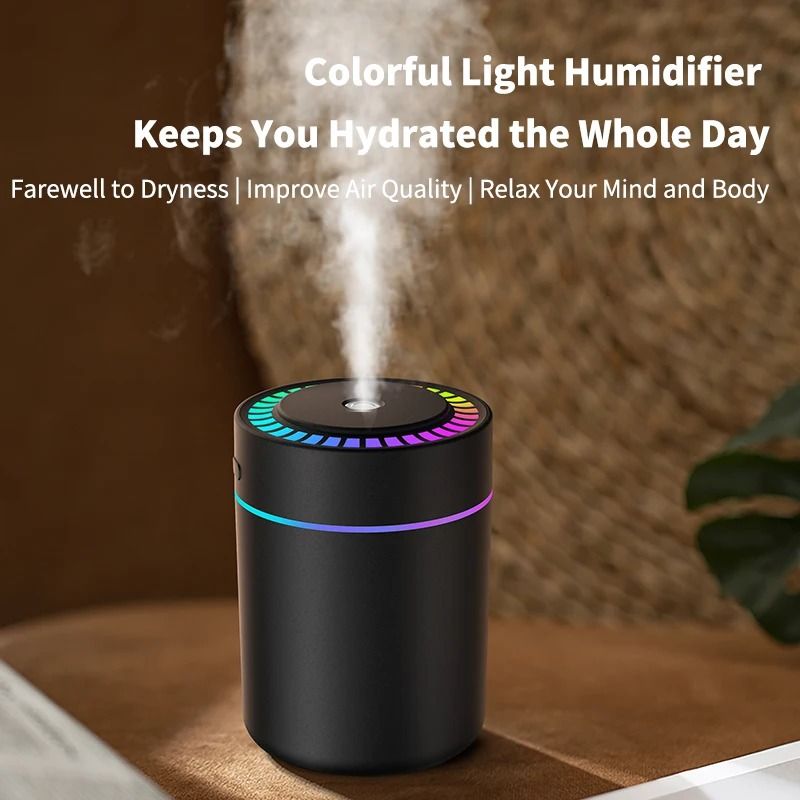 180ML Portable Air Humidifier And Aromatherapy Diffuser With Colorful Lights 12
