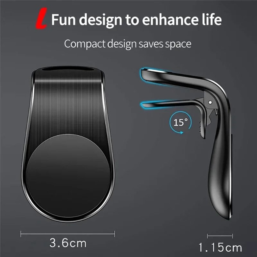 Magnetic Car Phone Holder Air Vent Clip Mount For Smartphones And GPS 2