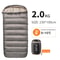 Large 3 Season Camping Sleeping Bag Wide Long Size For Adults 11