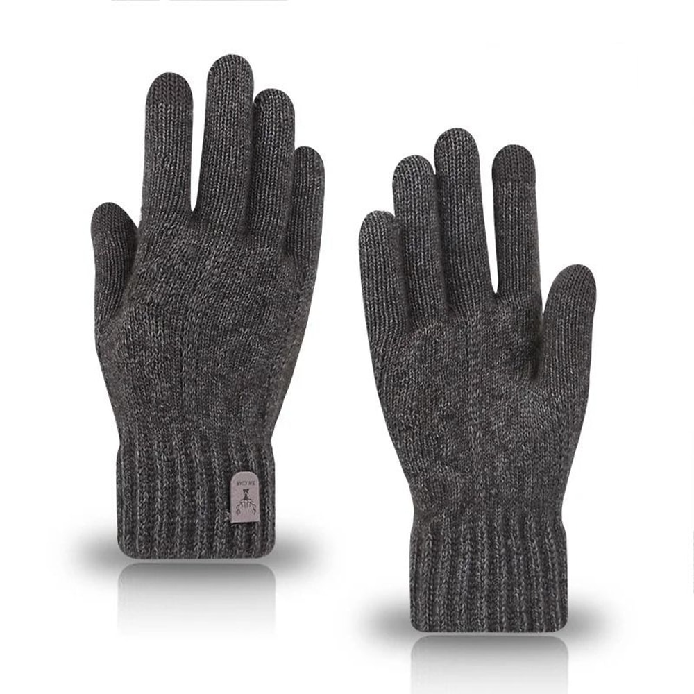 Winter Warm Touchscreen Knit Gloves Unisex For Travel Cycling And Sports 9