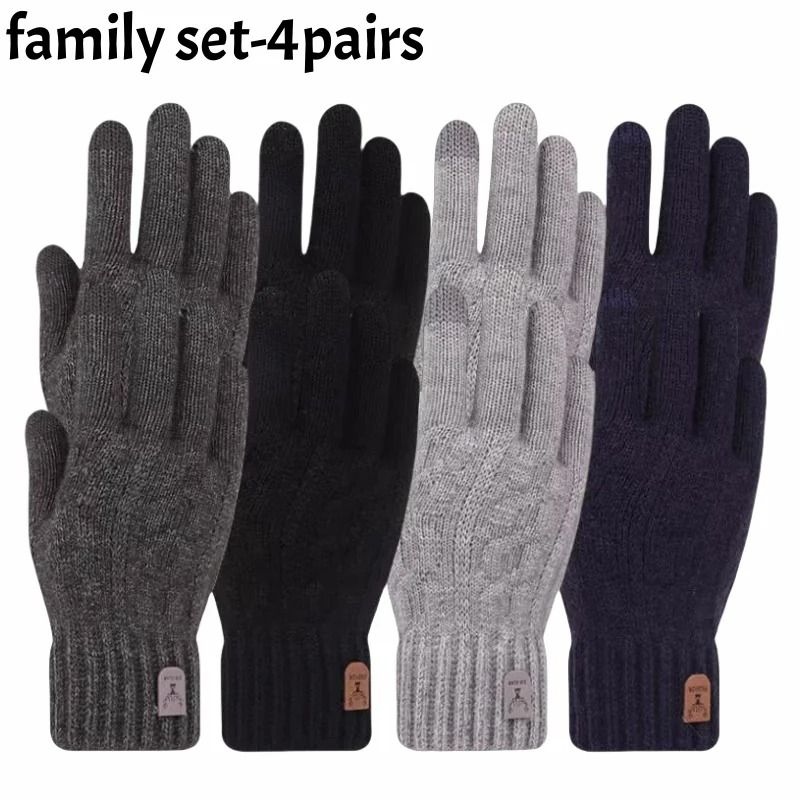 Winter Warm Touchscreen Knit Gloves Unisex For Travel Cycling And Sports 10