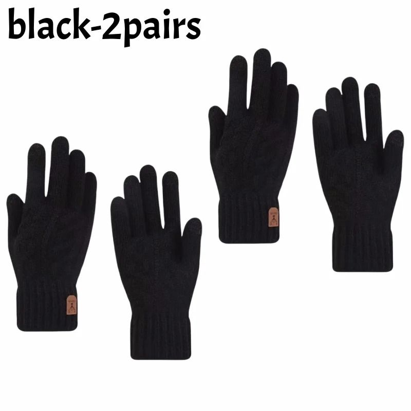Winter Warm Touchscreen Knit Gloves Unisex For Travel Cycling And Sports 11