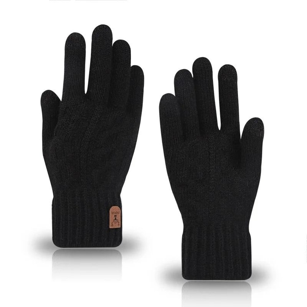 Winter Warm Touchscreen Knit Gloves Unisex For Travel Cycling And Sports 7