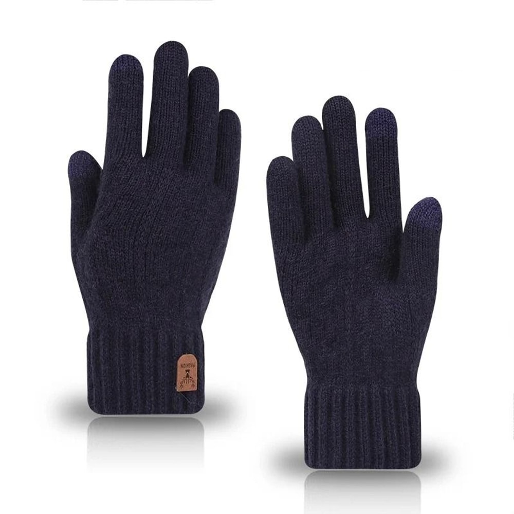 Winter Warm Touchscreen Knit Gloves Unisex For Travel Cycling And Sports 8