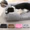 Square Plush Dog Bed Thickened Winter Pet Bed With Removable Mat 0