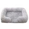 Square Plush Dog Bed Thickened Winter Pet Bed With Removable Mat 5