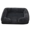 Square Plush Dog Bed Thickened Winter Pet Bed With Removable Mat 7