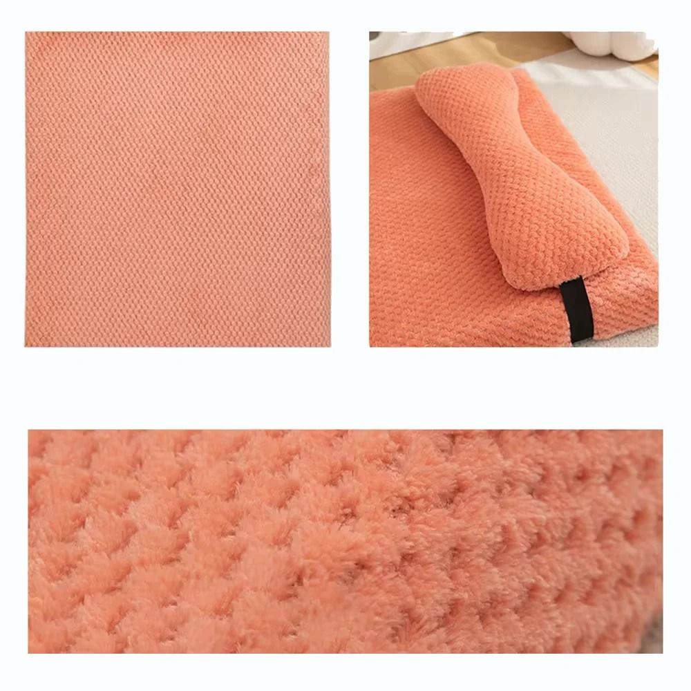 Warm Calming Plush Dog Bed With Pillow For Small Medium And Large Dogs 3