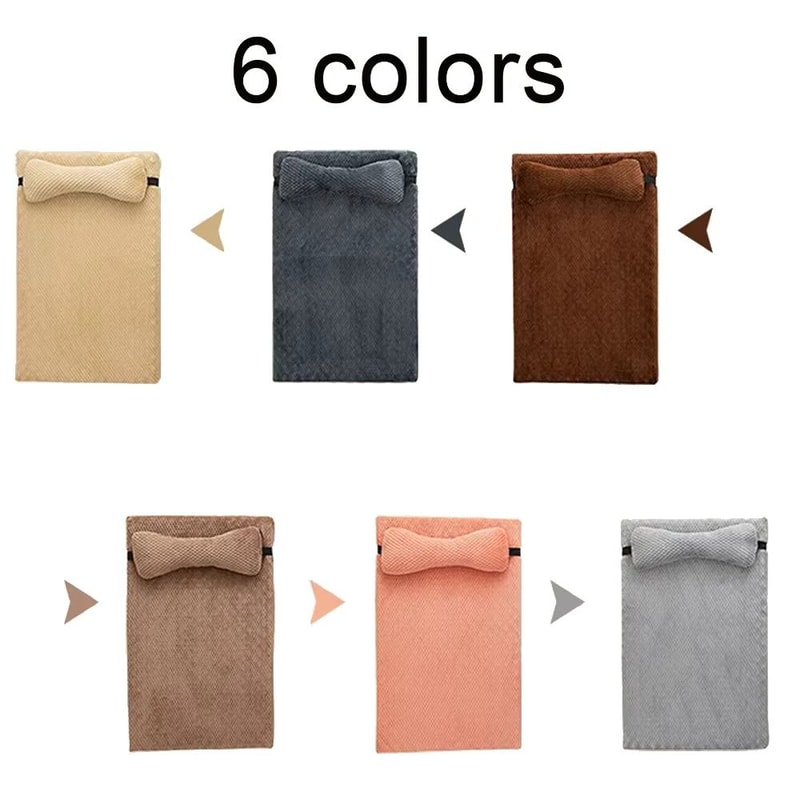 Warm Calming Plush Dog Bed With Pillow For Small Medium And Large Dogs 4